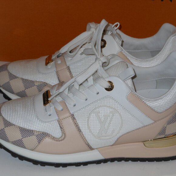 Louis Vuitton Run Away Sneakers Size 38/8 Women's Trainers Authentic W/ Box Lot - Picture 12 of 16